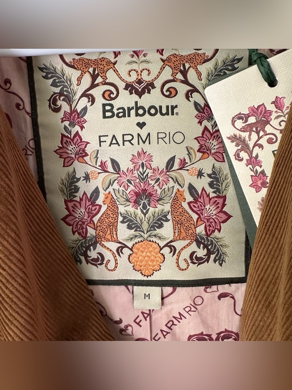 Barbour Farm Rio Cami Quilted Coat Sz M NWT - Picture 7 of 16